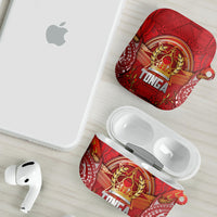 Tonga King's Birthday AirPods Case Gold Royal Crown Tribal Patterns DT05 - Polynesian Pride