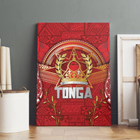 Tonga King's Birthday Canvas Wall Art Gold Royal Crown Tribal Patterns DT05 - Polynesian Pride
