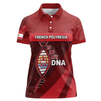 French Polynesia Is In My DNA Women Polo Shirt - Polynesian Pride