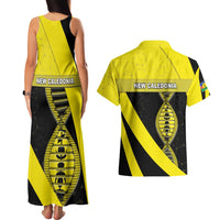 New Caledonia Is In My DNA Couples Matching Tank Maxi Dress and Hawaiian Shirt DT05 - Polynesian Pride