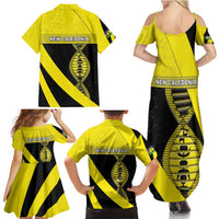 New Caledonia Is In My DNA Family Matching Summer Maxi Dress and Hawaiian Shirt DT05 - Polynesian Pride