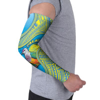 Personalised Palau Biib Bird Arm Sleeves Rur Flower And Rock Islands Patterns DT05 - Polynesian Pride