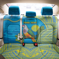 Personalised Palau Biib Bird Back Car Seat Cover Rur Flower And Rock Islands Patterns DT05 - Polynesian Pride