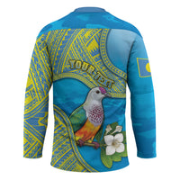 Personalised Palau Biib Bird Hockey Jersey Rur Flower And Rock Islands Patterns DT05 - Polynesian Pride
