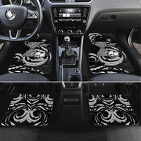 Personalised Guam Liberation Day Car Mats Black White Latte Stone Tribal Patterns
