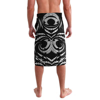 Personalised Guam Liberation Day Lavalava Black White Latte Stone Tribal Patterns