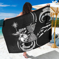 Guam Liberation Day Sarong Black White Latte Stone Tribal Patterns
