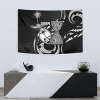 Guam Liberation Day Tapestry Black White Latte Stone Tribal Patterns