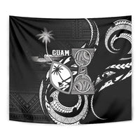 Guam Liberation Day Tapestry Black White Latte Stone Tribal Patterns