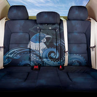 New Zealand Matariki Back Car Seat Cover Maori Tui Bird Blue Galaxy