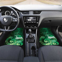 New Zealand Matariki Car Mats Maori Tui Bird Green Galaxy