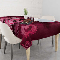 New Zealand Matariki Tablecloth Maori Tui Bird Magenta Galaxy