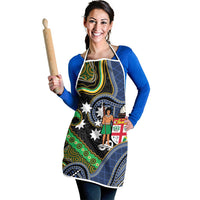 South Sea Islanders And Fiji Apron Fijian Coat Of Arms And Southern Cross DT05 - Polynesian Pride