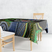 South Sea Islanders And Fiji Tablecloth Fijian Coat Of Arms And Southern Cross DT05 - Polynesian Pride