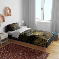 Niue Christmas Bedding Set Niuean Crab Xmas Tribal Waves - Polynesian Pride