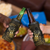 Niue Christmas 4 in 1 Can Cooler Tumbler Niuean Crab Xmas Tribal Waves DT05 - Polynesian Pride