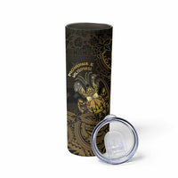 Niue Christmas Skinny Tumbler Niuean Crab Xmas Tribal Waves DT05 - Polynesian Pride