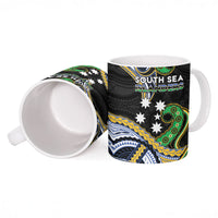 South Sea Islanders And Solomon Islands Ceramic Mug Solomons Coat Of Arms And Southern Cross DT05 - Polynesian Pride