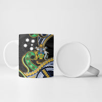 South Sea Islanders And Solomon Islands Ceramic Mug Solomons Coat Of Arms And Southern Cross DT05 - Polynesian Pride