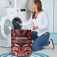 Aotearoa Ngai Te Rangi Laundry Basket New Zealand Traditional Maori Pattern DT05 - Polynesian Pride