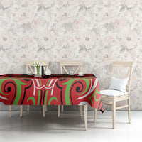 Aotearoa Ngati Maru Tablecloth New Zealand Traditional Maori Pattern DT05 - Polynesian Pride