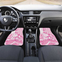 Pink Palaka Hawaiian And Japanese Car Mats Maneki Neko And Sakura Bloom