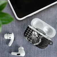 Black Hawaii Palaka Cowboy Turtle AirPods Case Hawaiian Paniolo Puakenikeni Maile Lei DT05 - Polynesian Pride