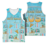 Custom Hawaii Surfing Basketball Jersey He'e Nalu