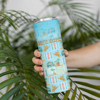 Custom Hawaii Surfing Skinny Tumbler He'e Nalu