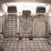 Beige Hawaii Palaka Cowboy Turtle Back Car Seat Cover Hawaiian Paniolo Puakenikeni Maile Lei DT05 - Polynesian Pride
