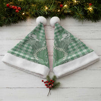 Green Hawaii Palaka Cowboy Turtle Christmas Santa Hat Hawaiian Paniolo Puakenikeni Maile Lei DT05 - Polynesian Pride