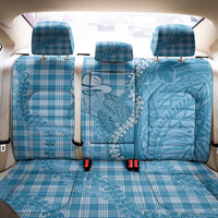 Blue Hawaii Palaka Cowboy Turtle Back Car Seat Cover Hawaiian Paniolo Puakenikeni Maile Lei DT05 - Polynesian Pride