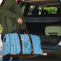 Blue Hawaii Palaka Cowboy Turtle Travel Bag Hawaiian Paniolo Puakenikeni Maile Lei DT05 - Polynesian Pride
