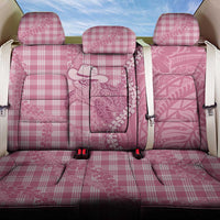 Pink Hawaii Palaka Cowboy Turtle Back Car Seat Cover Hawaiian Paniolo Puakenikeni Maile Lei DT05 One Size Pink - Polynesian Pride