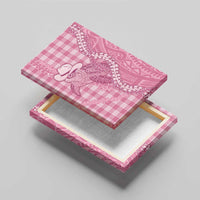 Pink Hawaii Palaka Cowboy Turtle Canvas Wall Art Hawaiian Paniolo Puakenikeni Maile Lei DT05 - Polynesian Pride