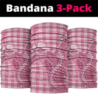 Pink Hawaii Palaka Cowboy Turtle Neck Gaiter Hawaiian Paniolo Puakenikeni Maile Lei DT05 package One Size: 25*50cm Pink - Polynesian Pride