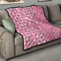 Pink Hawaii Palaka Cowboy Turtle Quilt Hawaiian Paniolo Puakenikeni Maile Lei DT05 - Polynesian Pride