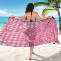 Pink Hawaii Palaka Cowboy Turtle Sarong Hawaiian Paniolo Puakenikeni Maile Lei DT05 - Polynesian Pride