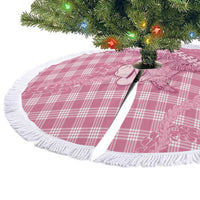 Pink Hawaii Palaka Cowboy Turtle Tree Skirt Hawaiian Paniolo Puakenikeni Maile Lei DT05 - Polynesian Pride
