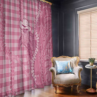 Pink Hawaii Palaka Cowboy Turtle Window Curtain Hawaiian Paniolo Puakenikeni Maile Lei DT05 - Polynesian Pride