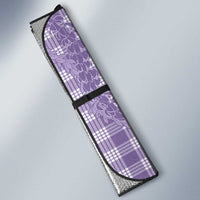 Purple Hawaii Palaka Cowboy Turtle Auto Sun Shade Hawaiian Paniolo Puakenikeni Maile Lei DT05 - Polynesian Pride