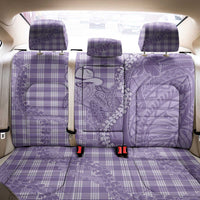 Purple Hawaii Palaka Cowboy Turtle Back Car Seat Cover Hawaiian Paniolo Puakenikeni Maile Lei DT05 - Polynesian Pride
