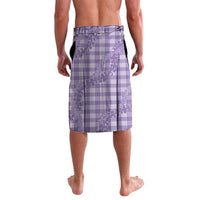 Purple Hawaii Palaka Cowboy Turtle Lavalava Hawaiian Paniolo Puakenikeni Maile Lei DT05 - Polynesian Pride