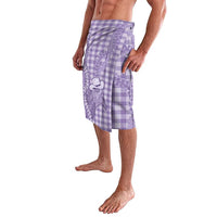Purple Hawaii Palaka Cowboy Turtle Lavalava Hawaiian Paniolo Puakenikeni Maile Lei DT05 - Polynesian Pride