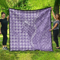 Purple Hawaii Palaka Cowboy Turtle Quilt Hawaiian Paniolo Puakenikeni Maile Lei DT05 - Polynesian Pride