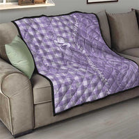 Purple Hawaii Palaka Cowboy Turtle Quilt Hawaiian Paniolo Puakenikeni Maile Lei DT05 - Polynesian Pride