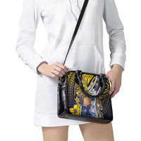 Tokelau Shoulder Handbag National Badge Waves Style