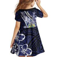 Personalised Pitcairn Islands Family Matching Long Sleeve Bodycon Dress and Hawaiian Shirt Coat Of Arms Waves Style DT05 - Polynesian Pride