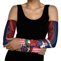 Personalised Samoa Boxing Arm Sleeves Samoan Boxer Funny Style - Polynesian Pride