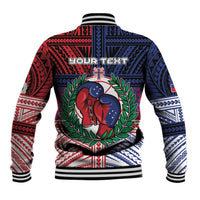 Personalised Samoa Boxing Baseball Jacket Samoan Boxer Funny Style - Polynesian Pride